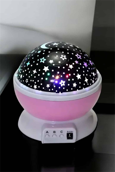 Mavi ve Mor Işıklı Projeksiyon Lambası