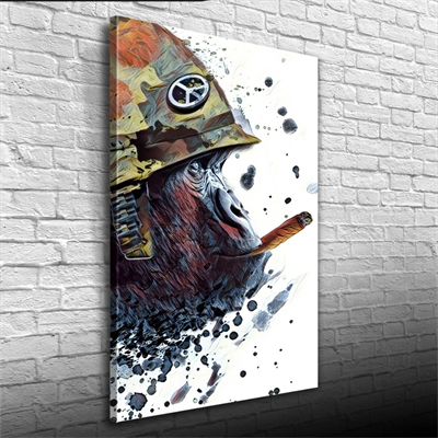 Maymun Asker Kanvas Tablo 50 x 70