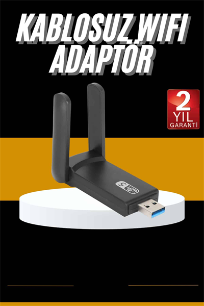 Mbps Wifi Alıcı Kablosuz Wifi Adaptörü Çift Band Çift Antenli