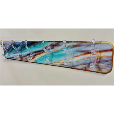 Mermer Desenli Yapışkanlı Askılık