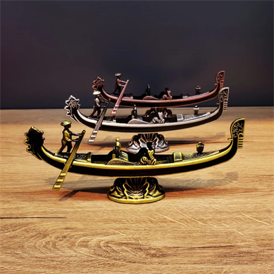 Metal Dekoratif Venedik Kayık