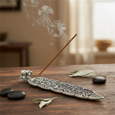 Metal Kayık Fil Tasarımı Tütsülük Model 1