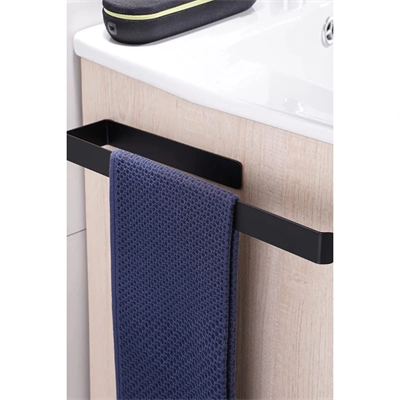 Metal Mat Siyah Havluluk