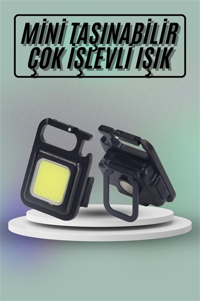 Mıknatıslı Parlak Led Işık 3 Fonksiyonlu Şarj edilebilir Ledli Mini Taşınabilir