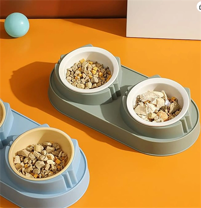Mikopet Çift Bölmeli Mama ve Su Kabı