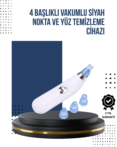 Mikro Kristal Başlıklı Siyah Nokta Temizleme Cihazı – Vakum Gücüyle Gözenek Sıkılaştırıcı