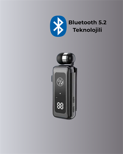 MikroSD Kartlı, Titreşimli Uyarılı Bluetooth 5.2 Kulaklık