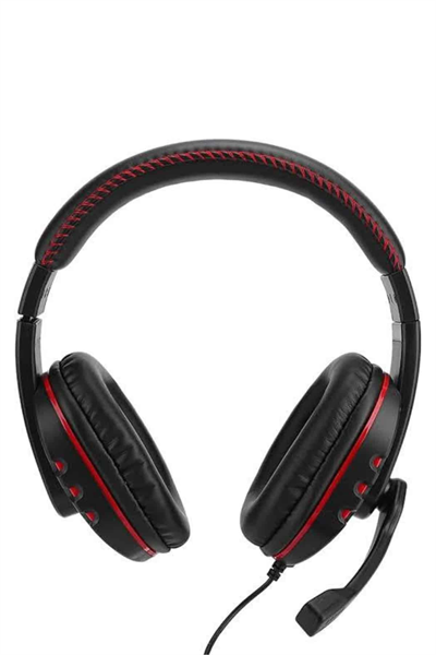 Mikrofonlu Gamer Kulaklık Oyuncu Kulaklığı Yüksek Ses Kaliteli Stereo Yumuşak Yastıklar