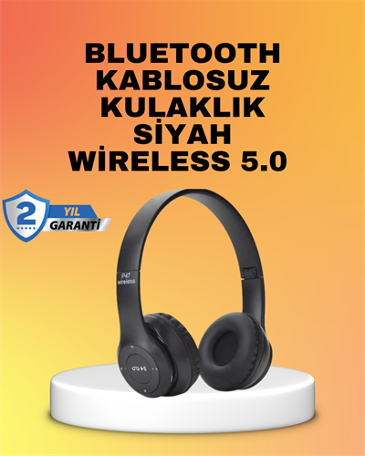 Mikrofonlu Kablosuz Kulaklık | Uzun Pil Ömrü ve Stereo Ses Performansı