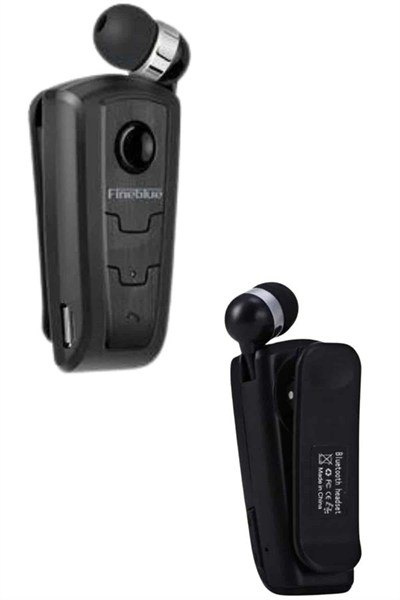 Mikrofonlu Makaralı Bluetooth Kulakiçi Kulaklık Android ve İOS Uyumlu