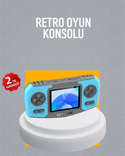Mini Arcade Oyun Konsolu Hafif Taşınabilir Çocuk Hediyelik