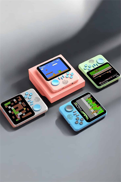 Mini Atari El Atarisi 3.5 inç Ekran Çift Konsol 666 Adet Retro Oyun Gameboy El Atarisi