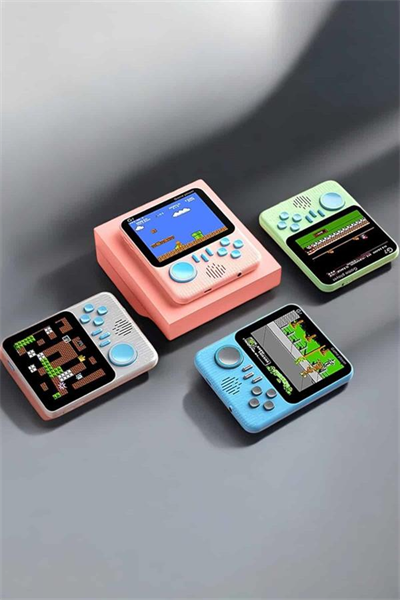 Mini Atari El Atarisi 3.5 inç Ekran Çift Konsol 666 Adet Retro Oyun Gameboy El Atarisi