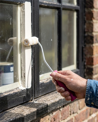 Mini Boya Rulo Seti 10 Cm Boya Fırçası 6 Adet Yedek Rulo Hediyeli Boya Uygulama Aparatı