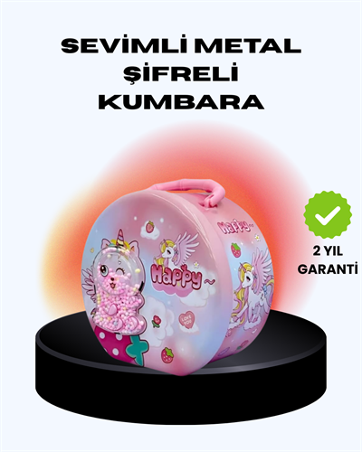 Mini Çocuk Para Kasası Gizli Saklama ve Birikim Kutusu
