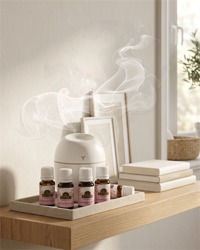 Mini Difüzör Hava Nemlendirici 5 Esans Hediyeli USB Bağlantılı Model