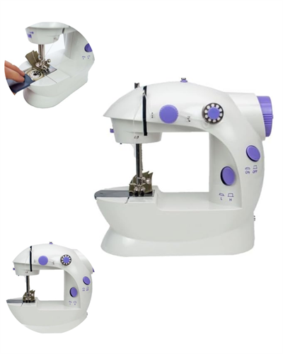 Mini Ev Tipi Dikiş Makinesi Pedallı Elektrikli Taşınabilir