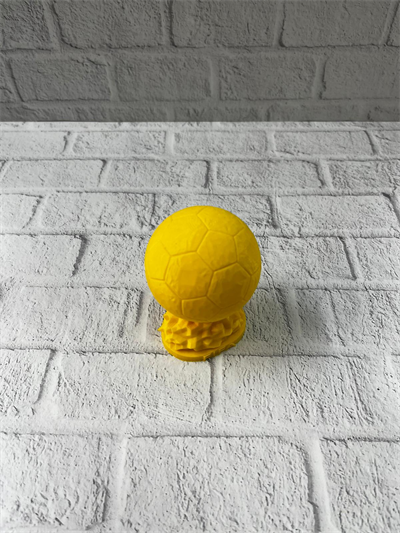 Mini FIFA Futbol Topu Biblo Sarı Renk 10cm Spor Temalı Dekor