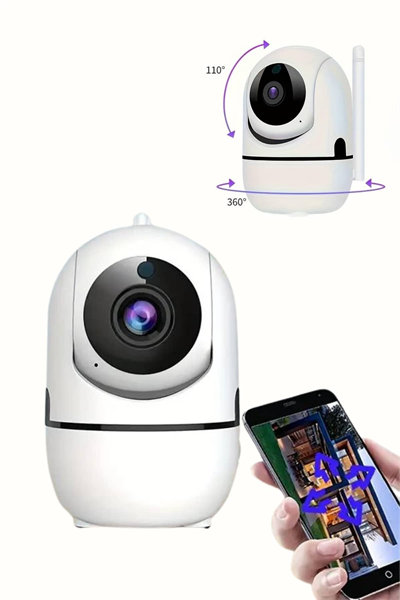 Mini IP Kamera Hareketli Güvenlik Kamerası Kablosuz Wifi Kamera Mikrofonlu