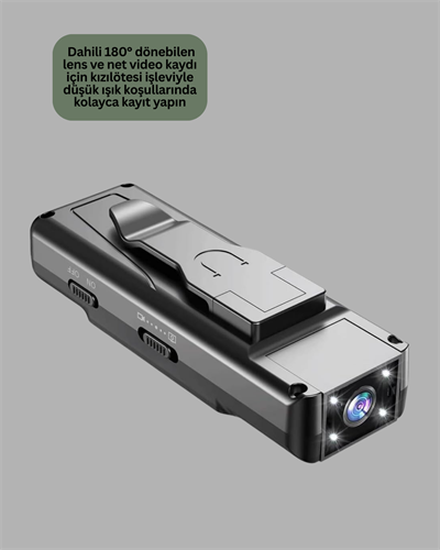 Mini Kamera 1080P Full HD Döner Lens Taşınabilir