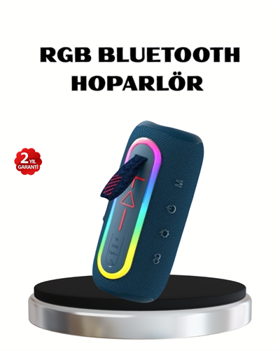 Mini Mavi Bluetooth Hoparlör Şık Görünüm ve Taşınabilir Güçlü Ses