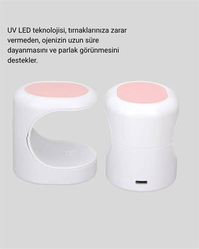 Mini Oje Kurutma Cihazı 16W LED UV Hızlı Kurutma Taşınabilir Kompakt