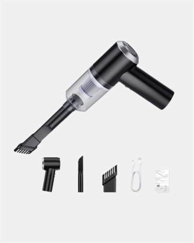 Mini Şarjlı Araç Süpürgesi – 120W Güçlü Motor, 5500PA Vakum Emiş, Yıkanabilir Filtre