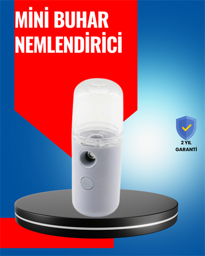 Mini Şarjlı Buhar Nemlendirici – Taşınabilir, Enerji Tasarruflu, Kablosuz Kullanım