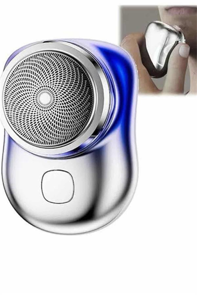 Mini Sıfır Sakal Yanak Tıraş Makinesi USB Şarjlı Sıfır Sakal Taşınabilir Korumalı