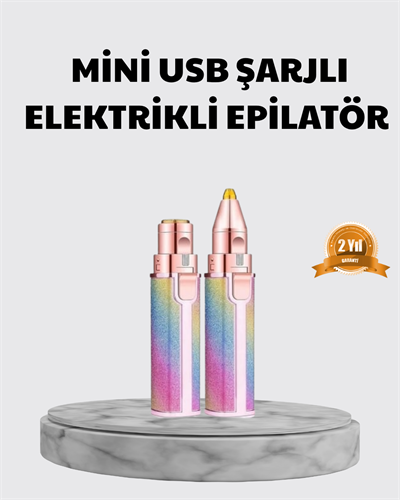 Mini Yüz ve Kaş Epilatörü – 8000 RPM Güçlü Motor ve Paslanmaz Çelik Başlık