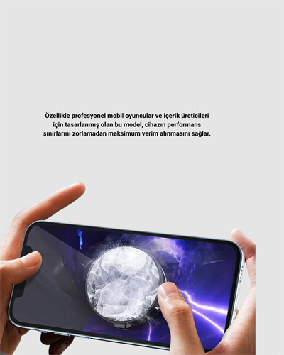 Mobil Oyun Telefon Soğutucusu Yarı İletken Hızlı Soğutmalı ve Sessiz Fanlı