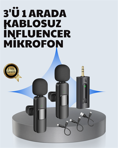 Mobil Uyumlu Mikrofon - Dış Mekân İçin İdeal