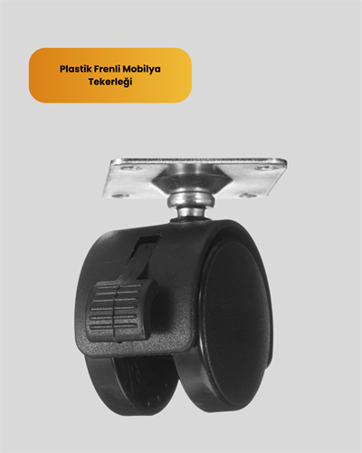 Mobilya İçin Kilitli 6 cm Ayak Tekli Satış