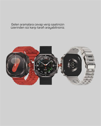 Modern Akıllı Saat Kablosuz Şarj Sosyal Medya Bildirimli