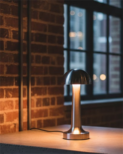 Modern Mantar Masa Lambası Dokunmatik 3 Işık Modlu Şarjlı Kablosuz LED