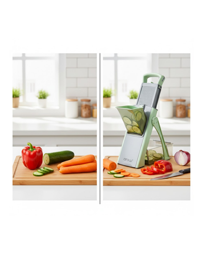 Modern Tasarımlı Çelik El Rendesi ve Doğrayıcı