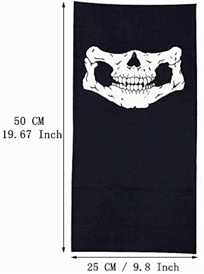 Motorcu Boyunluk Baf Buff Bandana - 25x48 cm Model 7