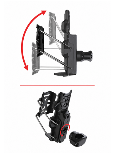 Motosiklet ve Scooter Uyumlu Şişe Bardak Tutucu Ayarlanabilir Tasarım