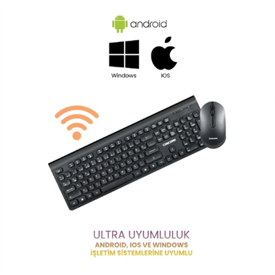 Multimedya Q Klavye Ve Mouse Seti