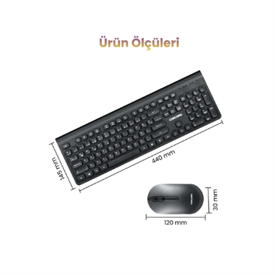 Multimedya Q Klavye Ve Mouse Seti