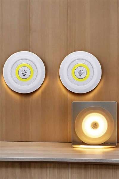 Mutfak Dolap Altı Işığı Uzaktan Kumandalı Yapışkanlı Kablosuz Pilli