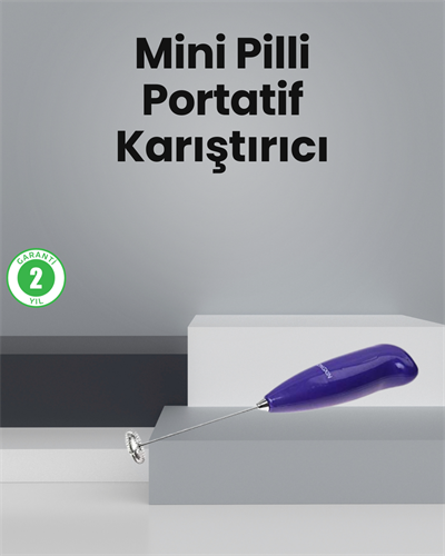 Mutfak İçin Mini El Mikseri – Kahve, Süt, Krema ve Sos Karıştırıcı