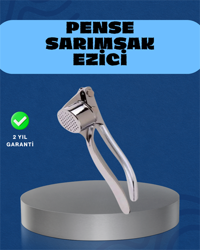Mutfak Sarımsak Ezici Kaymaz Saplı Güçlü Mekanizma