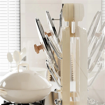 Mutfak Tava Tencere Kapak Tutucu Organizer Raf