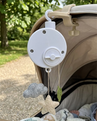 Müzikli Bebek Uyutucu Çekmeli Mekanik Müzik Kutusu Asılabilir Tasarım