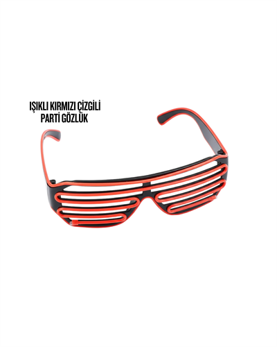 NEON GÖZLÜK KIRMIZI