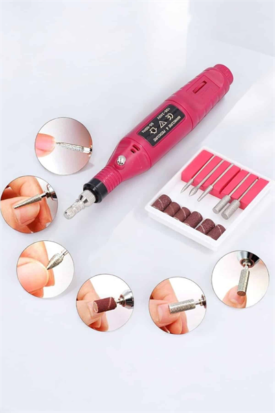 Nasır Temizleyici Manikür Pedikür Seti Elektrikli USB Girişli