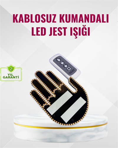 Naylon Bantlı Kolay Montajlı Araç Jest Işığı