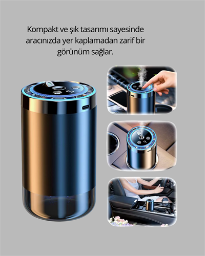 Nemlendirme ve Aromaterapi Özellikli Yıldız Işıklı Difüzör