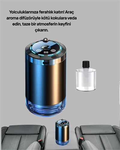 Nemlendirme ve Aromaterapi Özellikli Yıldız Işıklı Difüzör